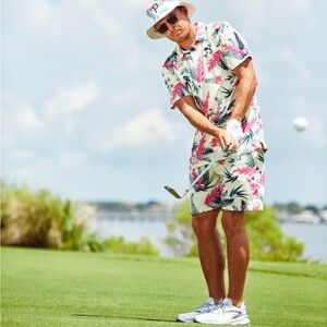 Puma x Duvin  Golf Limited Edition Collaboration Leisure Shorts Tropical 7"